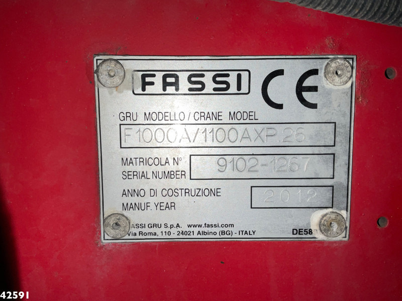 Вантажівка з маніпулятором Volvo FM 540 8x2 Fassi 110 Tonmeter laadkraan: фото 19