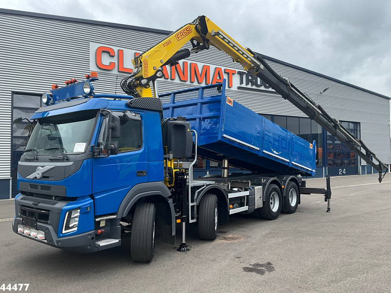 Volvo FMX 540 8x4 Euro 6 Fassi 36 Tonmeter laadkraan - Самоскид вантажівка, Вантажівка з маніпулятором: фото 1 Volvo FMX 540 8x4 Euro 6 Fassi 36 Tonmeter laadkraan - Самоскид вантажівка, Вантажівка з маніпулятором: фото 1