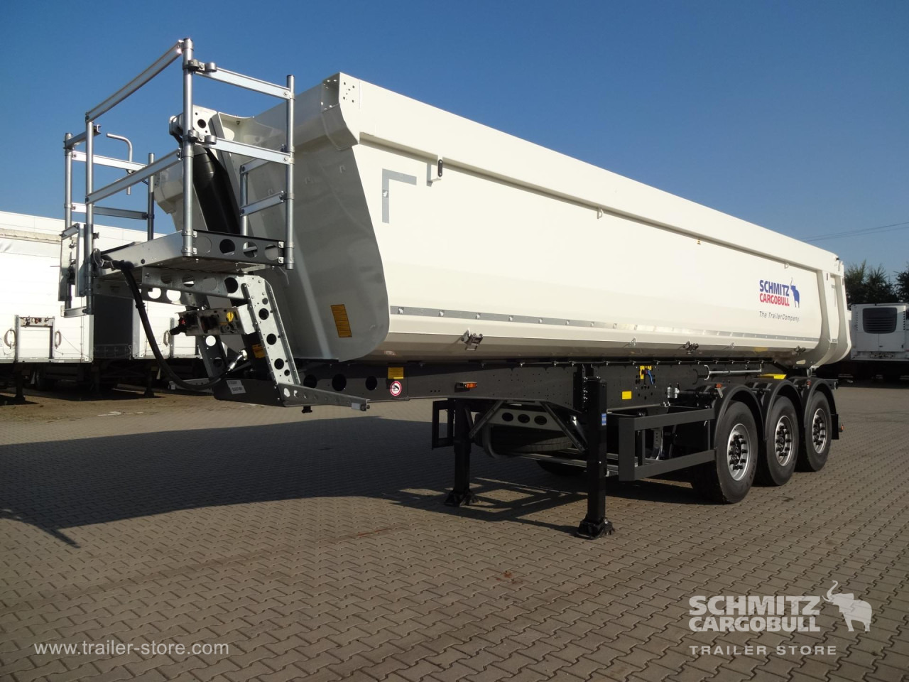 SCHMITZ Tipper Steel half pipe body 27m³ - Самоскид напівпричіп: фото 4 SCHMITZ Tipper Steel half pipe body 27m³ - Самоскид напівпричіп: фото 4