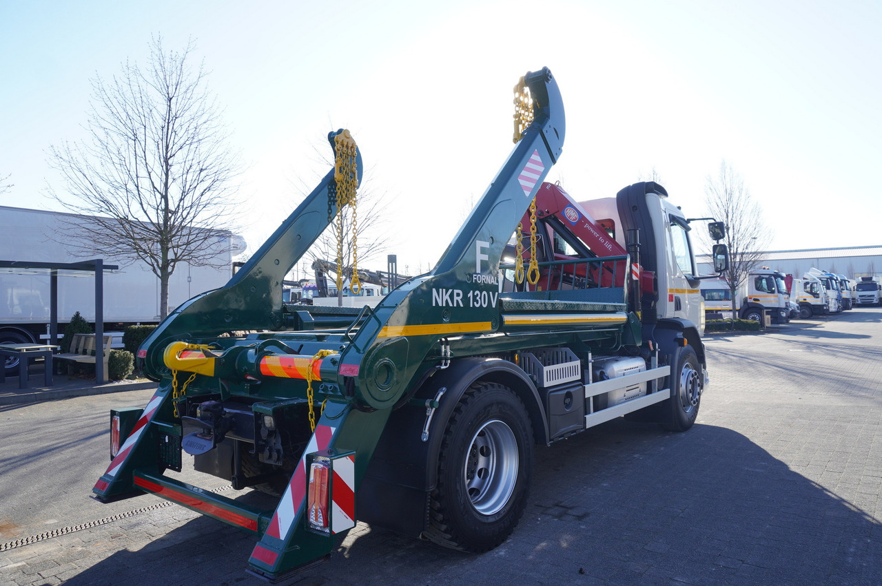Вантажівка з маніпулятором DAF LF 18.310 E6 / Skip loader Fornal NKR 130V / HDS HMF 735 K2 / Manual gearbox: фото 7