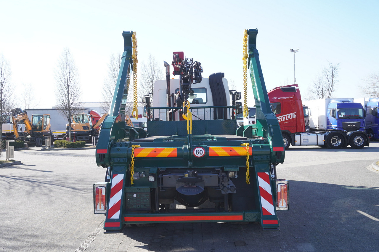 Вантажівка з маніпулятором DAF LF 18.310 E6 / Skip loader Fornal NKR 130V / HDS HMF 735 K2 / Manual gearbox: фото 6