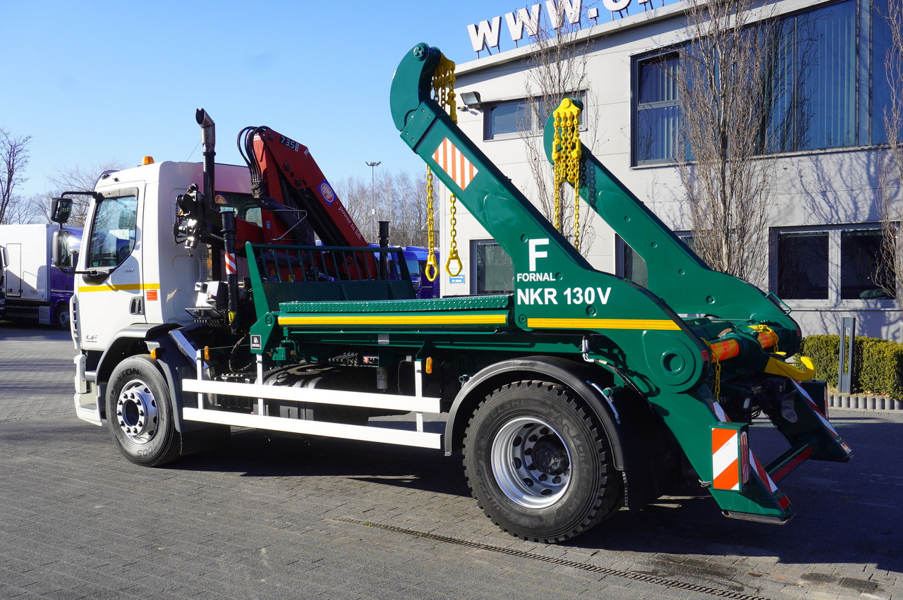 DAF LF 18.310 E6 / Skip loader Fornal NKR 130V / HDS HMF 735 K2 / Manual gearbox - Вантажівка з маніпулятором: фото 5 DAF LF 18.310 E6 / Skip loader Fornal NKR 130V / HDS HMF 735 K2 / Manual gearbox - Вантажівка з маніпулятором: фото 5