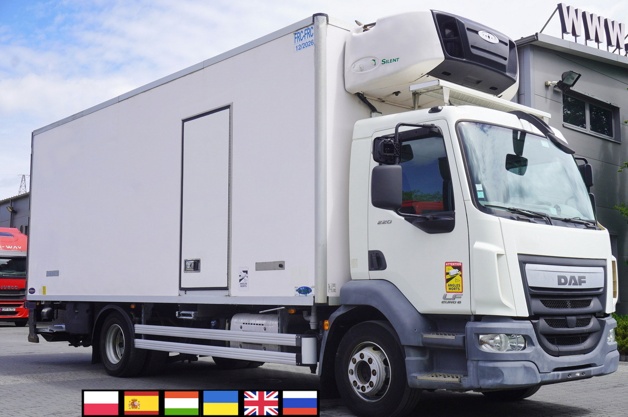DAF LF 220 / Refrigerator 16 EPAL Multitemp / Carrier Supra 1150 MT / Palfinger 1500 kg - Рефрижератор вантажівка: фото 1 DAF LF 220 / Refrigerator 16 EPAL Multitemp / Carrier Supra 1150 MT / Palfinger 1500 kg - Рефрижератор вантажівка: фото 1