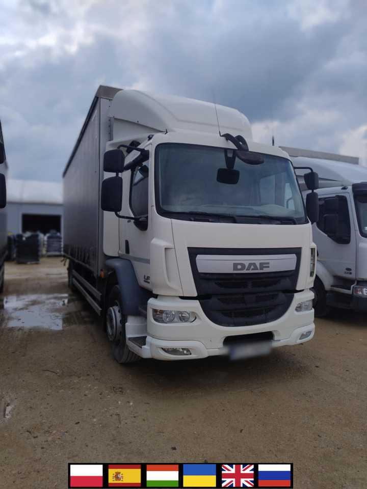 DAF LF 250 / Curtainsider 18 EPAL / sleeping cab - Тентована вантажівка: фото 1 DAF LF 250 / Curtainsider 18 EPAL / sleeping cab - Тентована вантажівка: фото 1