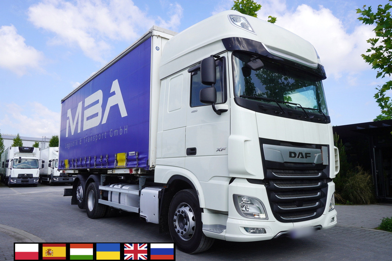 DAF XF 480 SSC / Curtainsider 19 EPAL / 2021 - Тентована вантажівка: фото 1 DAF XF 480 SSC / Curtainsider 19 EPAL / 2021 - Тентована вантажівка: фото 1