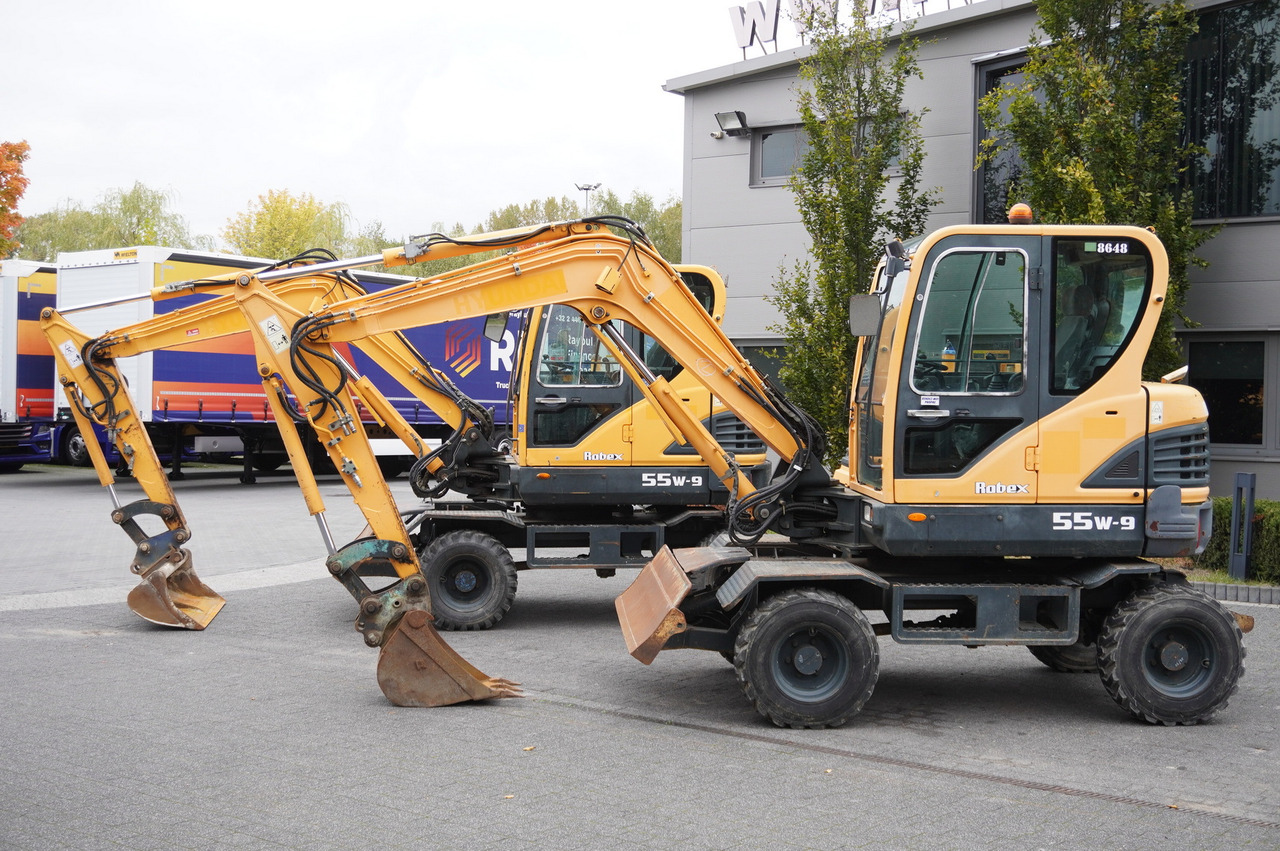 Hyundai Robex 55W-9 Wheeled Excavator 5.5t / 2 units - Колісний екскаватор: фото 2 Hyundai Robex 55W-9 Wheeled Excavator 5.5t / 2 units - Колісний екскаватор: фото 2