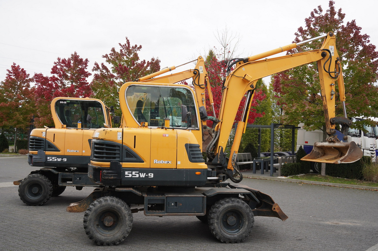 Hyundai Robex 55W-9 Wheeled Excavator 5.5t / 2pcs - Міні-екскаватор: фото 4 Hyundai Robex 55W-9 Wheeled Excavator 5.5t / 2pcs - Міні-екскаватор: фото 4