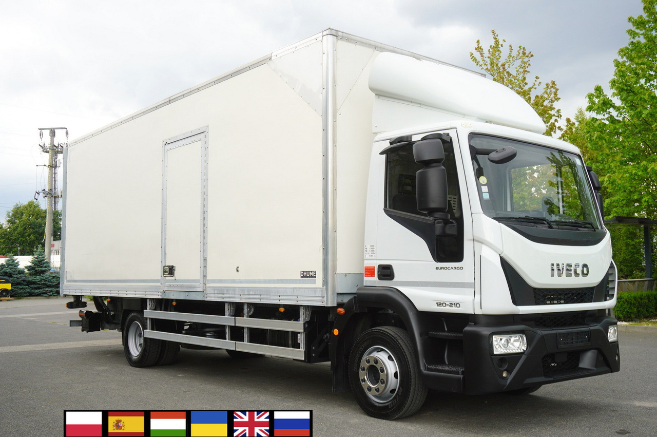 IVECO Eurocargo 12.210 / 18 EPAL box / 130 tho. km! / Dhollandia tail lift 1500 kg - Вантажівка з закритим кузовом: фото 1 IVECO Eurocargo 12.210 / 18 EPAL box / 130 tho. km! / Dhollandia tail lift 1500 kg - Вантажівка з закритим кузовом: фото 1