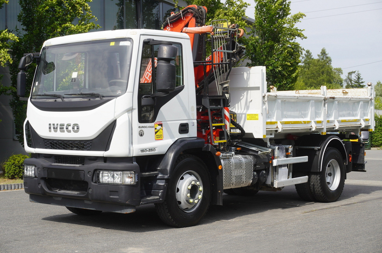 IVECO Eurocargo 160-250 / Fassi F95 crane / 120 tho. km / 3-sided tipper - Самоскид вантажівка, Вантажівка з маніпулятором: фото 3 IVECO Eurocargo 160-250 / Fassi F95 crane / 120 tho. km / 3-sided tipper - Самоскид вантажівка, Вантажівка з маніпулятором: фото 3