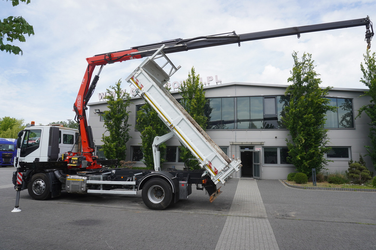 IVECO STRALIS 330 E6 / FASSI 195A 8.5 T / 3-side tipper - Самоскид вантажівка, Вантажівка з маніпулятором: фото 4 IVECO STRALIS 330 E6 / FASSI 195A 8.5 T / 3-side tipper - Самоскид вантажівка, Вантажівка з маніпулятором: фото 4