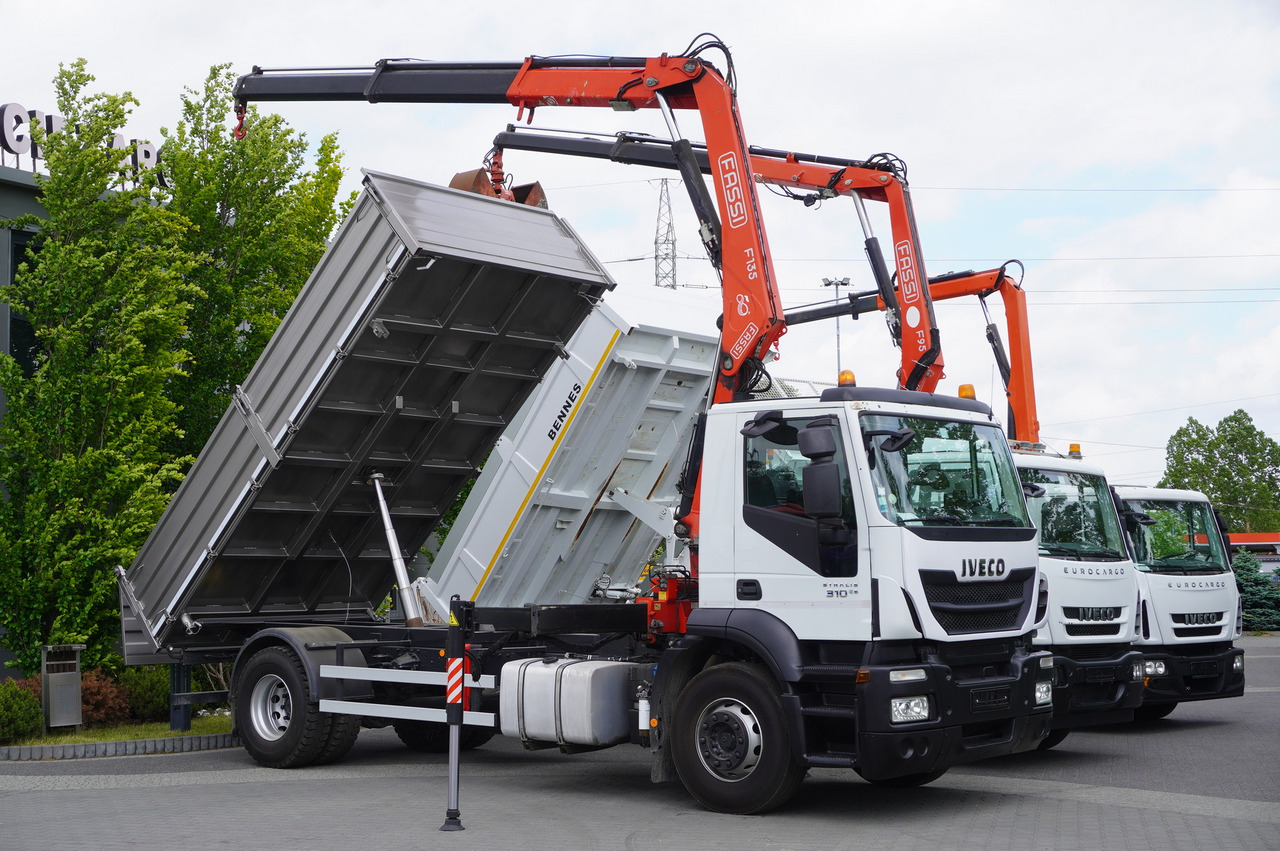 IVECO Stralis 310 E6 / NEW 3-sided tipper / Fassi F135 crane with remote control - Вантажівка з маніпулятором: фото 2 IVECO Stralis 310 E6 / NEW 3-sided tipper / Fassi F135 crane with remote control - Вантажівка з маніпулятором: фото 2