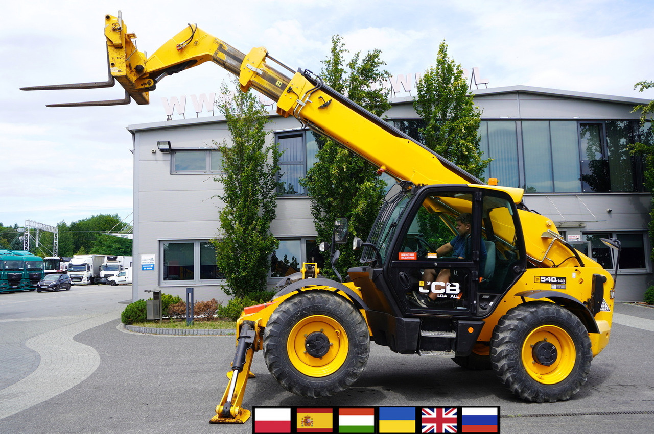 JCB 540-140 telescopic loader / 14 m range / 1800 MTH - Телескопічний фронтальний навантажувач: фото 1 JCB 540-140 telescopic loader / 14 m range / 1800 MTH - Телескопічний фронтальний навантажувач: фото 1