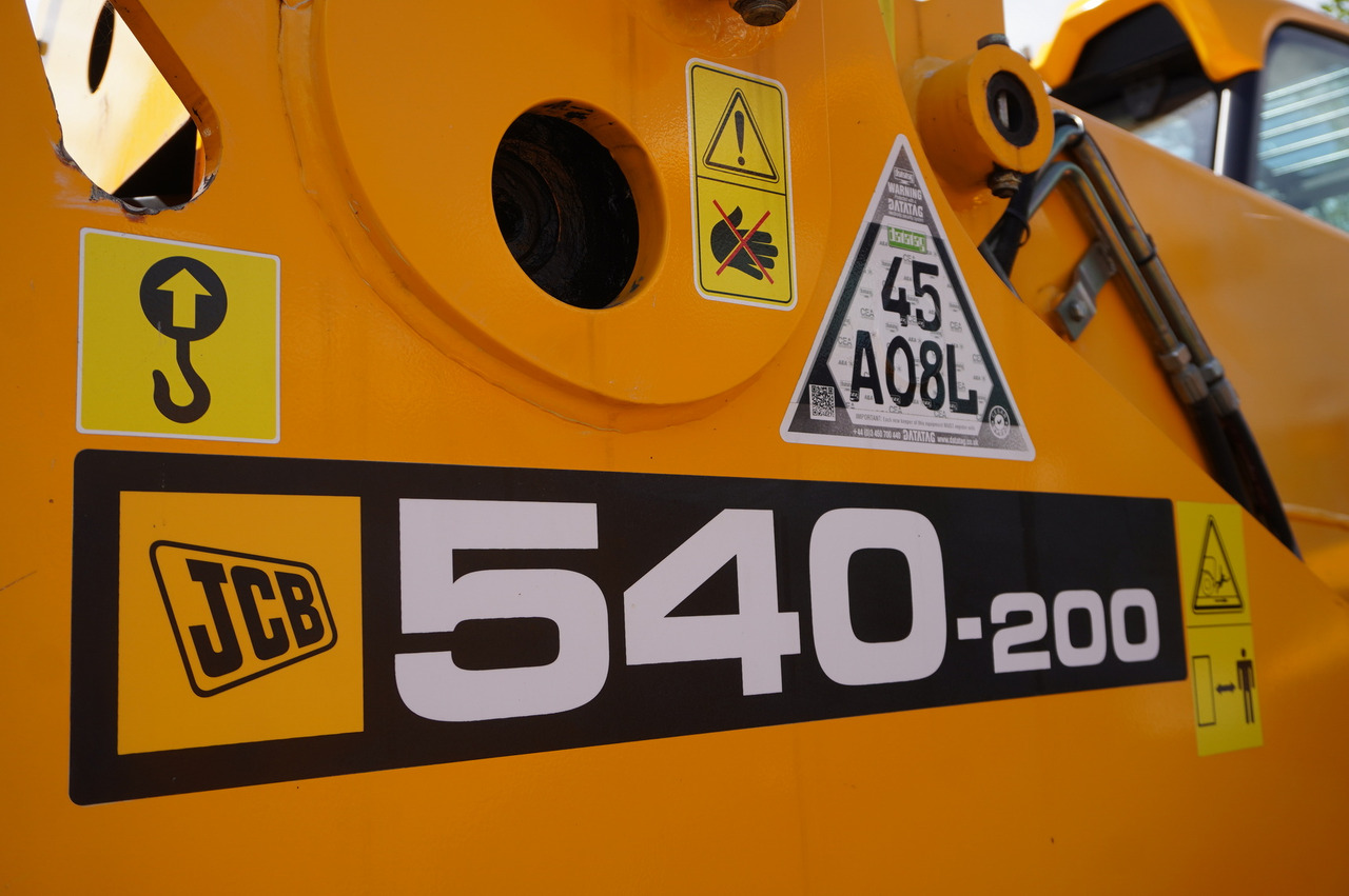 JCB 540-200 Telescopic Loader / 20 m reach / joystick / 2 units - Телескопічний фронтальний навантажувач: фото 5 JCB 540-200 Telescopic Loader / 20 m reach / joystick / 2 units - Телескопічний фронтальний навантажувач: фото 5