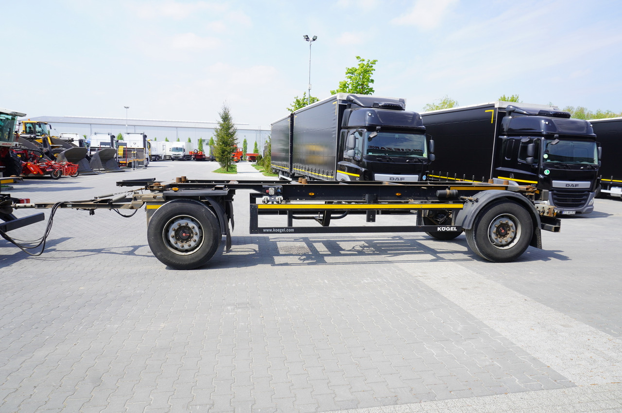 KOGEL AWE 18, two-axle, BDF, 7.5m chassis , air suspension, SAF axles - Шасі причіп: фото 3 KOGEL AWE 18, two-axle, BDF, 7.5m chassis , air suspension, SAF axles - Шасі причіп: фото 3