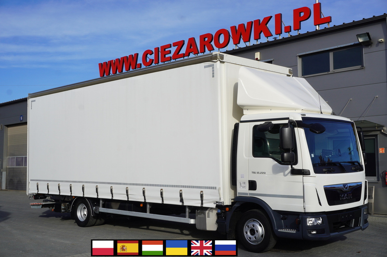 MAN TGL 12.220 / Curtainsider 19 EPAL / 140 tho. km - Тентована вантажівка: фото 1 MAN TGL 12.220 / Curtainsider 19 EPAL / 140 tho. km - Тентована вантажівка: фото 1