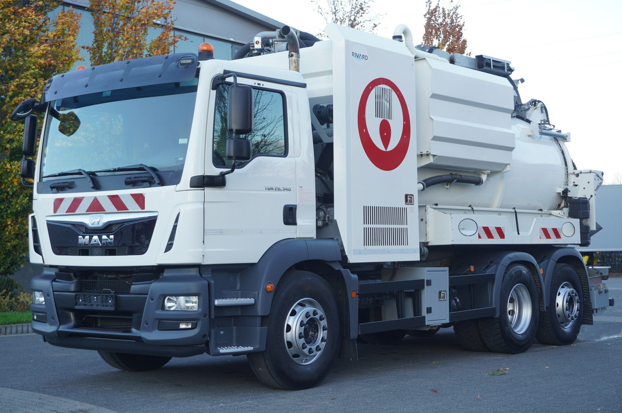 MAN TGM 26.340 E6 / RIVARD sewage cleaner 11.8 m3 / 170 tho. km / steered axle - Асенізатори: фото 2 MAN TGM 26.340 E6 / RIVARD sewage cleaner 11.8 m3 / 170 tho. km / steered axle - Асенізатори: фото 2