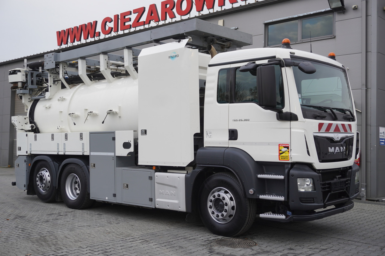 MAN TGS 26.360 E6 / RIVARD sewage cleaner 18 m3 / 180 tho. km / steering axle / 2 units - Асенізатори: фото 2 MAN TGS 26.360 E6 / RIVARD sewage cleaner 18 m3 / 180 tho. km / steering axle / 2 units - Асенізатори: фото 2
