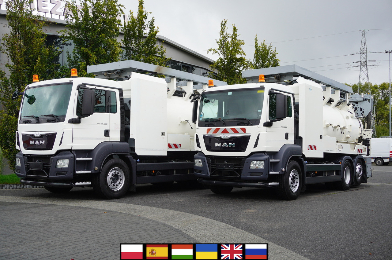 MAN TGS 26.360 E6 / RIVARD sewage cleaner 18 m3 / 180 tho. km / steering axle / 2 units - Асенізатори: фото 1 MAN TGS 26.360 E6 / RIVARD sewage cleaner 18 m3 / 180 tho. km / steering axle / 2 units - Асенізатори: фото 1
