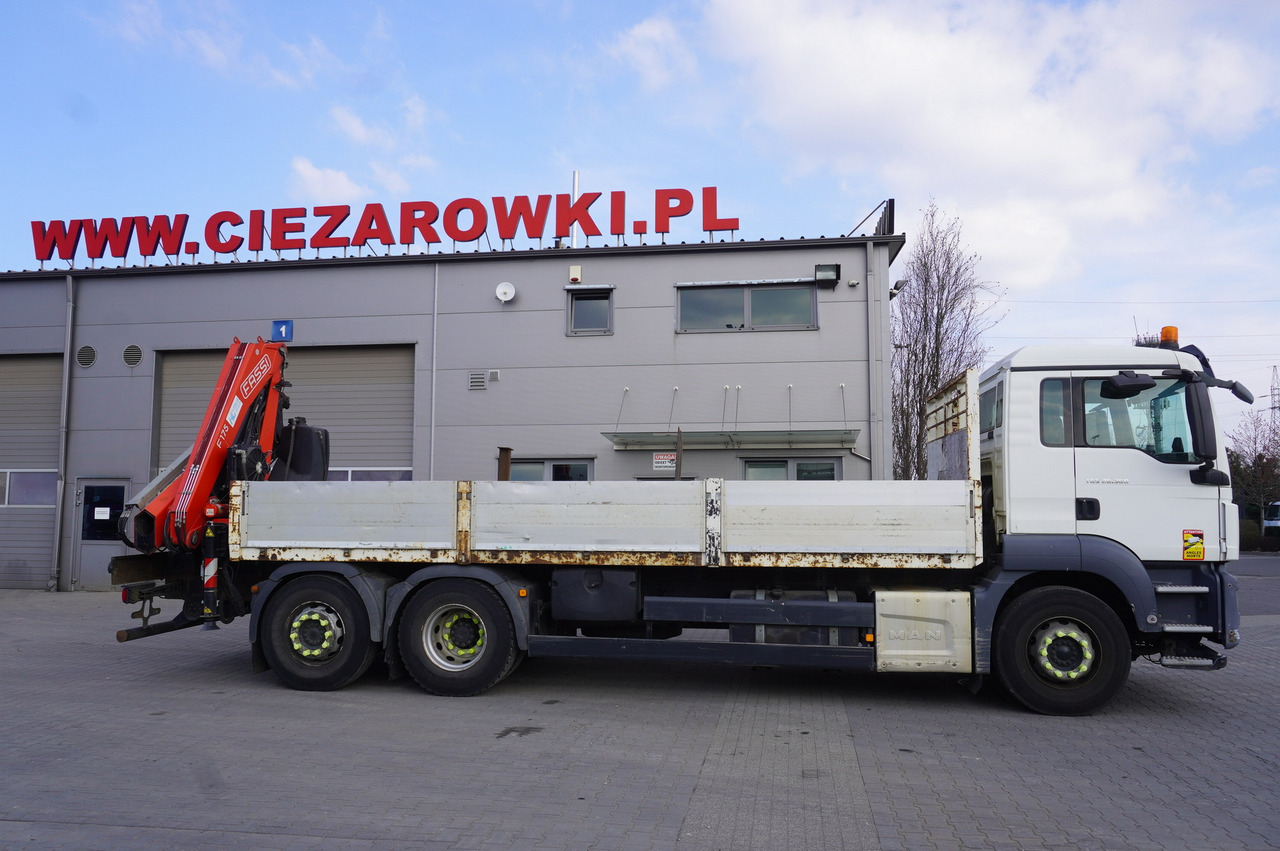 MAN TGS 26.360 Flatbed / Fassi F175 7.7 T / steered 3rd axle - Вантажівка з маніпулятором: фото 3 MAN TGS 26.360 Flatbed / Fassi F175 7.7 T / steered 3rd axle - Вантажівка з маніпулятором: фото 3