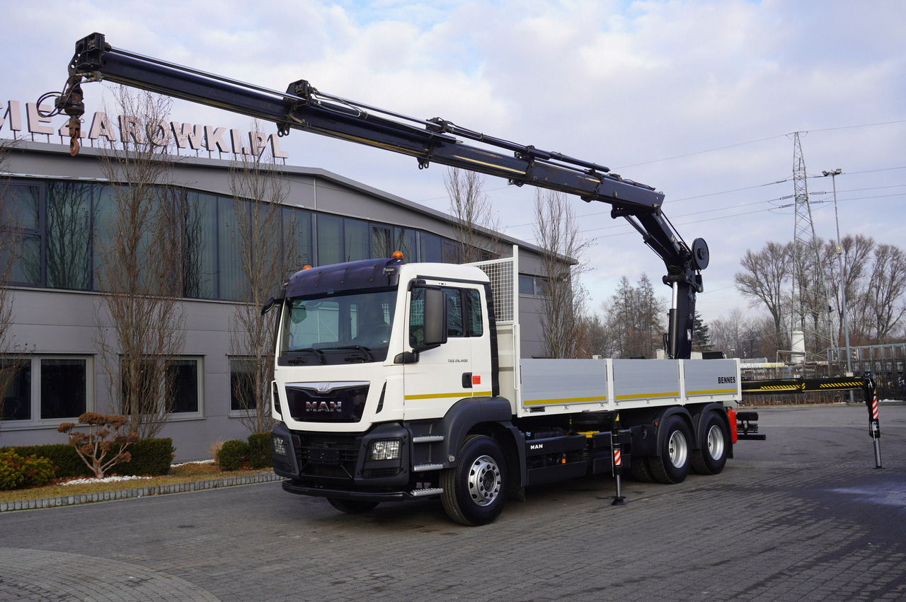 MAN TGS 26.400 / HDS HIAB 244 EP-4 HIDUO 8500 kg / 6x4 - Бортова вантажівка/ Платформа, Вантажівка з маніпулятором: фото 1 MAN TGS 26.400 / HDS HIAB 244 EP-4 HIDUO 8500 kg / 6x4 - Бортова вантажівка/ Платформа, Вантажівка з маніпулятором: фото 1