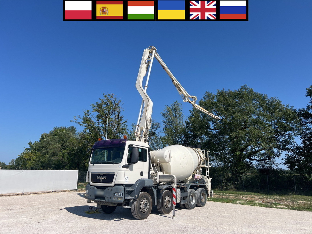 MAN TGS 32.400 8x4 Concrete Mixer Pump truck / 426 MTH !!! / 18 meters - Автобетононасос: фото 1 MAN TGS 32.400 8x4 Concrete Mixer Pump truck / 426 MTH !!! / 18 meters - Автобетононасос: фото 1