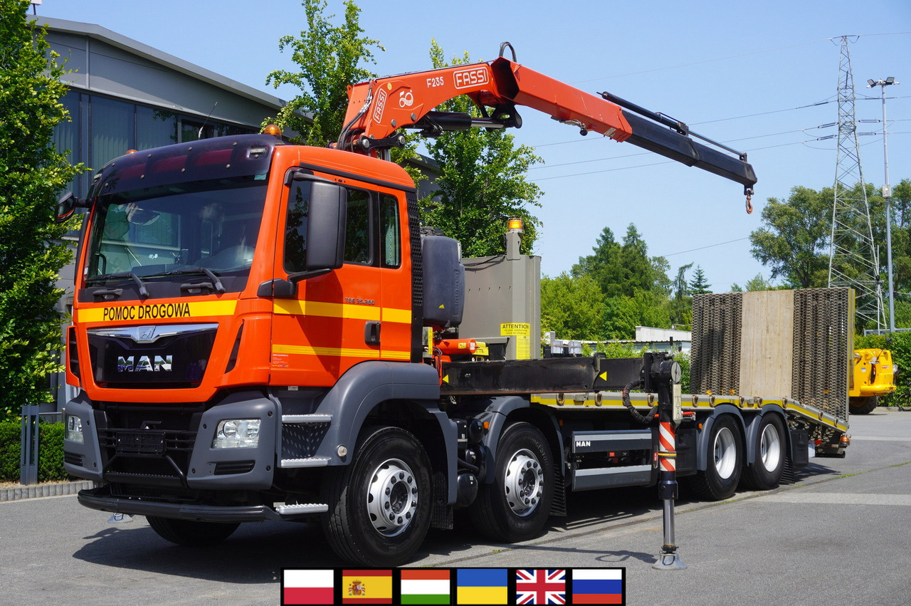 MAN TGS 35.360 E6 8x2 / FASSI F235 crane / 6.5 T cap. / 8.3 m reach - Вантажівка з маніпулятором: фото 1 MAN TGS 35.360 E6 8x2 / FASSI F235 crane / 6.5 T cap. / 8.3 m reach - Вантажівка з маніпулятором: фото 1