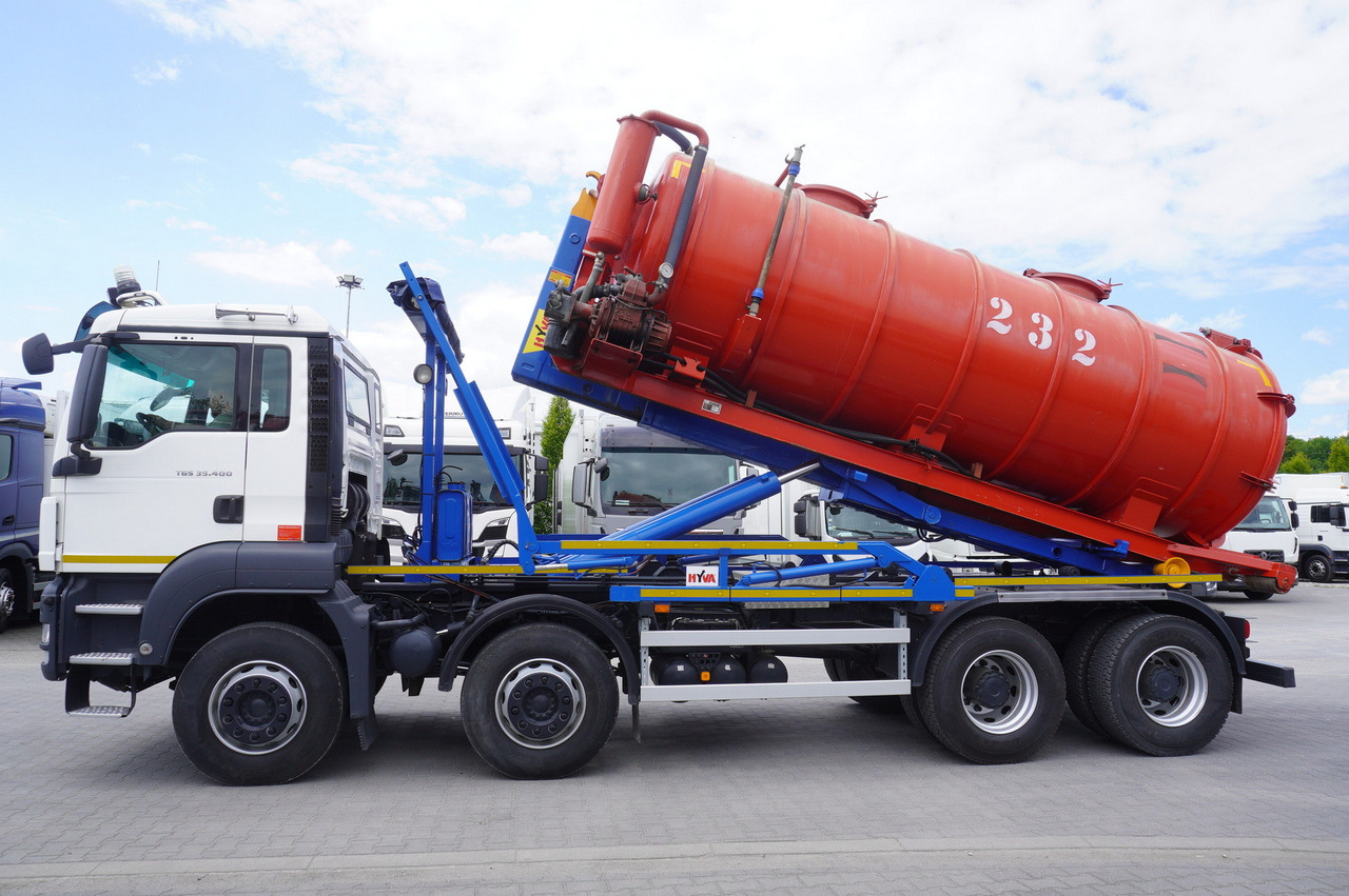 MAN TGS 35.400 8 × 4 E5 / HYVA HOOK LIFT 32.56 SE / Septic barrel 13000 L - Розкидач рідких добрив: фото 3 MAN TGS 35.400 8 × 4 E5 / HYVA HOOK LIFT 32.56 SE / Septic barrel 13000 L - Розкидач рідких добрив: фото 3