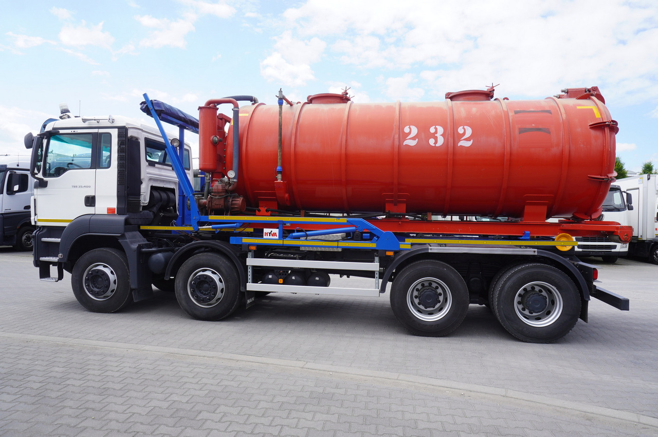 MAN TGS 35.400 8 × 4 E5 / HYVA HOOK LIFT 32.56 SE / Septic barrel 13000 L - Розкидач рідких добрив: фото 4 MAN TGS 35.400 8 × 4 E5 / HYVA HOOK LIFT 32.56 SE / Septic barrel 13000 L - Розкидач рідких добрив: фото 4