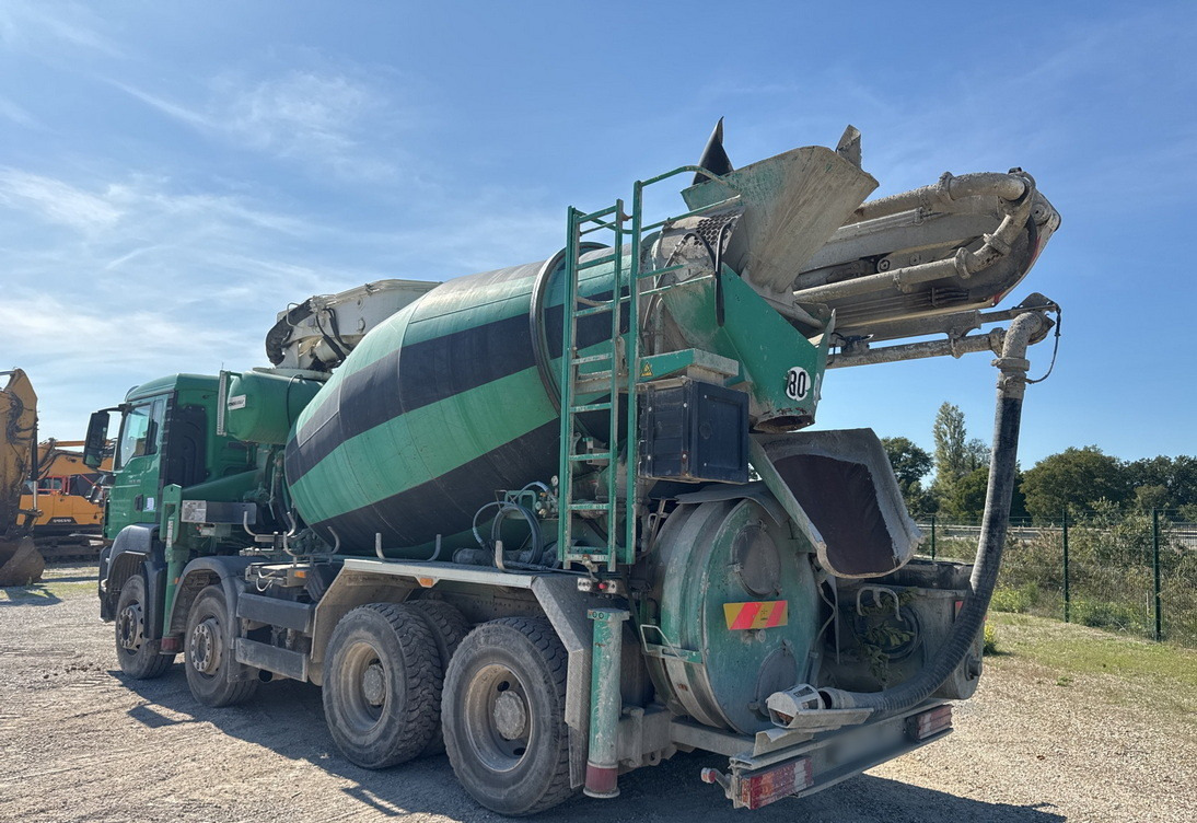 MAN TGS 35.480 8x4 Concrete Mixer Pump truck / Putzmeister M24-3 / 1600 MTH! - Автобетонозмішувач: фото 4 MAN TGS 35.480 8x4 Concrete Mixer Pump truck / Putzmeister M24-3 / 1600 MTH! - Автобетонозмішувач: фото 4