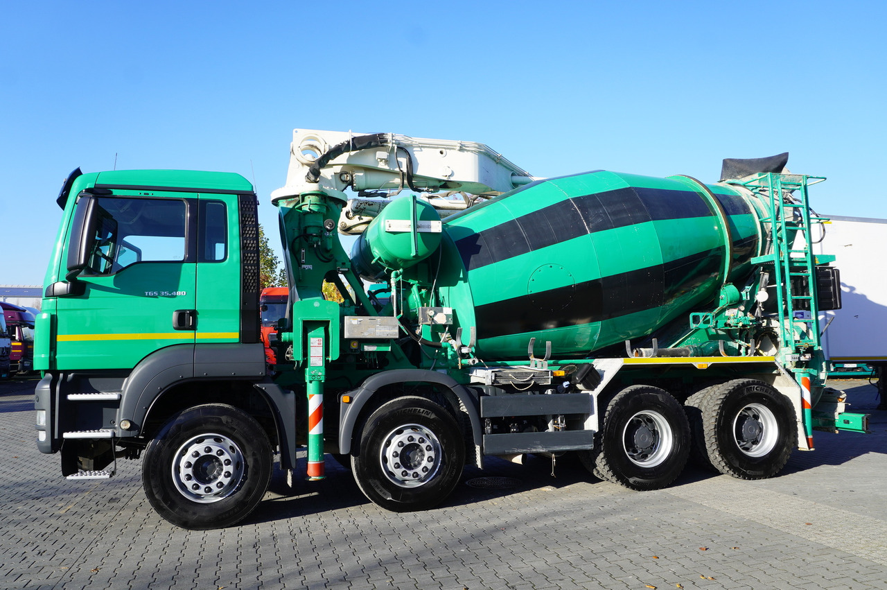 MAN TGS 35.480 8x4 Concrete Mixer Pump truck / Putzmeister M24-3 / 1600 MTH! - Автобетононасос: фото 3 MAN TGS 35.480 8x4 Concrete Mixer Pump truck / Putzmeister M24-3 / 1600 MTH! - Автобетононасос: фото 3