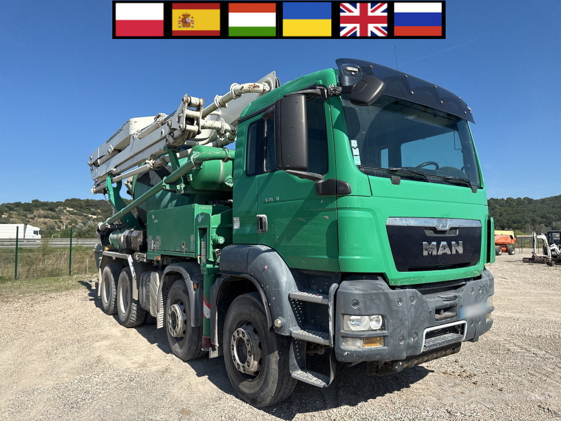 MAN TGS 35.480 8x4 Concrete Mixer Pump truck / Putzmeister M24-3 / 1600 MTH! - Автобетононасос: фото 1 MAN TGS 35.480 8x4 Concrete Mixer Pump truck / Putzmeister M24-3 / 1600 MTH! - Автобетононасос: фото 1