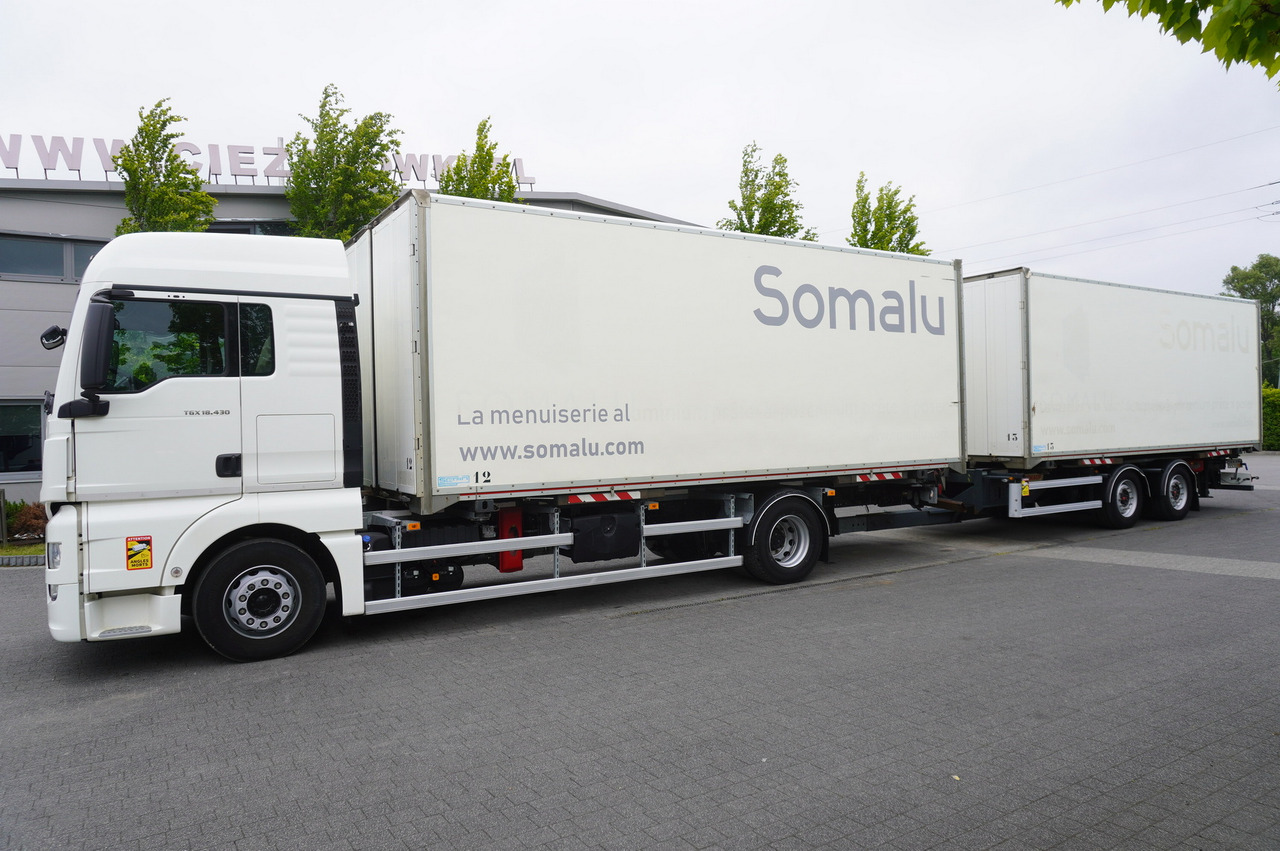 MAN TGX 18.430 / 18 EPAL box / Fruehauf 18 EPAL box trailer / 2021 - Вантажівка з закритим кузовом: фото 2 MAN TGX 18.430 / 18 EPAL box / Fruehauf 18 EPAL box trailer / 2021 - Вантажівка з закритим кузовом: фото 2