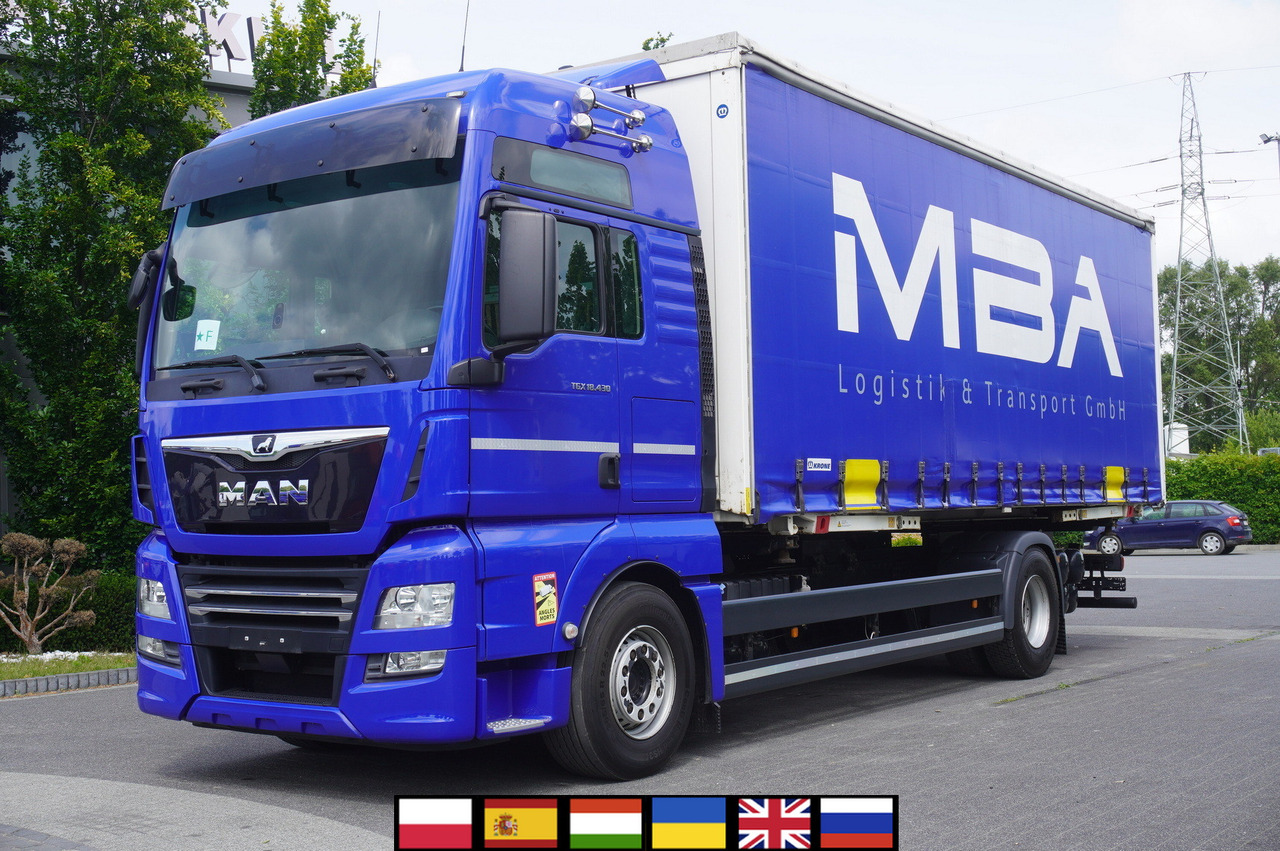 MAN TGX 18.430 / Curtainsider 19 EPAL / Sleeper cab / 2021 / 4 units - Тентована вантажівка: фото 1 MAN TGX 18.430 / Curtainsider 19 EPAL / Sleeper cab / 2021 / 4 units - Тентована вантажівка: фото 1