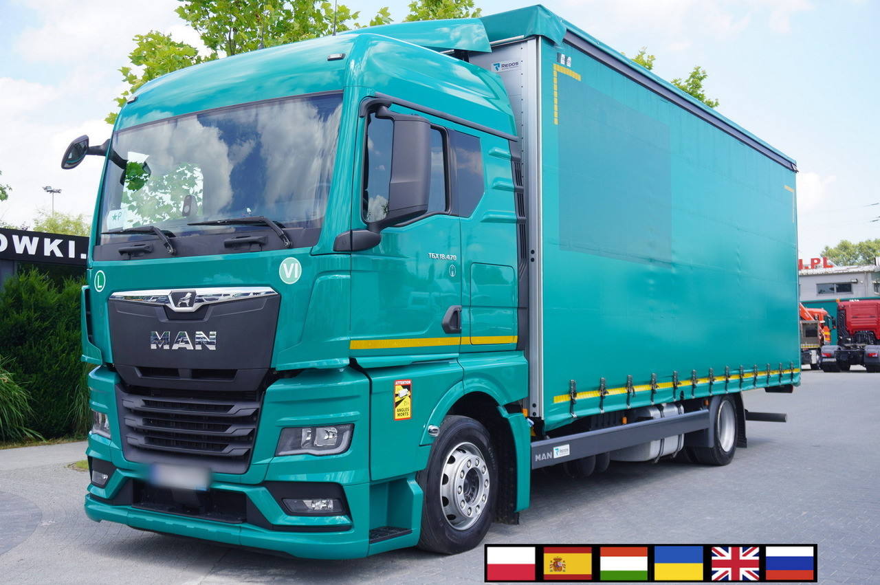 MAN TGX 18.470 / 2022 / Curtainsider 19 EPAL / Retarder / 15 units - Тентована вантажівка: фото 1 MAN TGX 18.470 / 2022 / Curtainsider 19 EPAL / Retarder / 15 units - Тентована вантажівка: фото 1