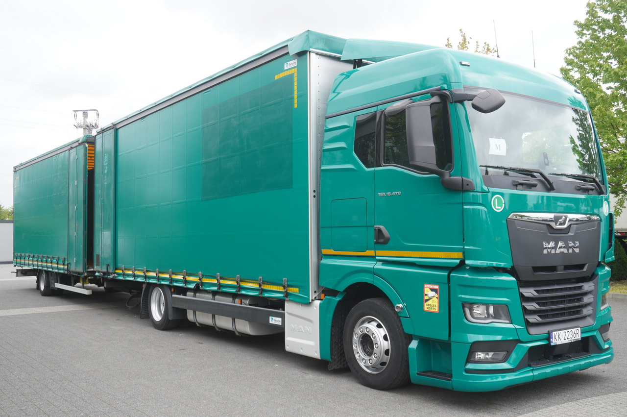 MAN TGX 18.470 / Trailer 19 EPAL / Curtainsider 19 EPAL / 2022 / Retarder / 15 units - Тентована вантажівка: фото 2 MAN TGX 18.470 / Trailer 19 EPAL / Curtainsider 19 EPAL / 2022 / Retarder / 15 units - Тентована вантажівка: фото 2