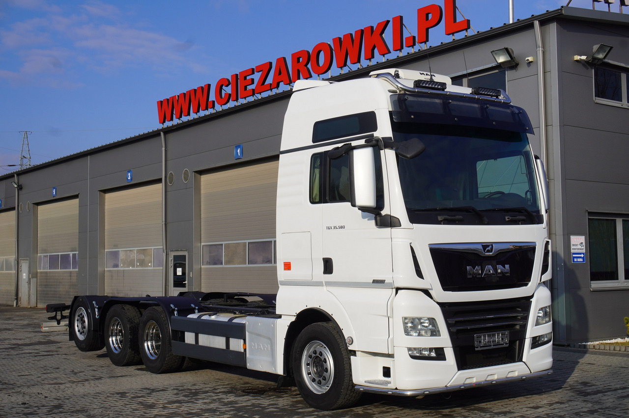 MAN TGX 35.580 E6 8x4/4 - 8.8m chassis frame - Вантажівка шасі: фото 1 MAN TGX 35.580 E6 8x4/4 - 8.8m chassis frame - Вантажівка шасі: фото 1