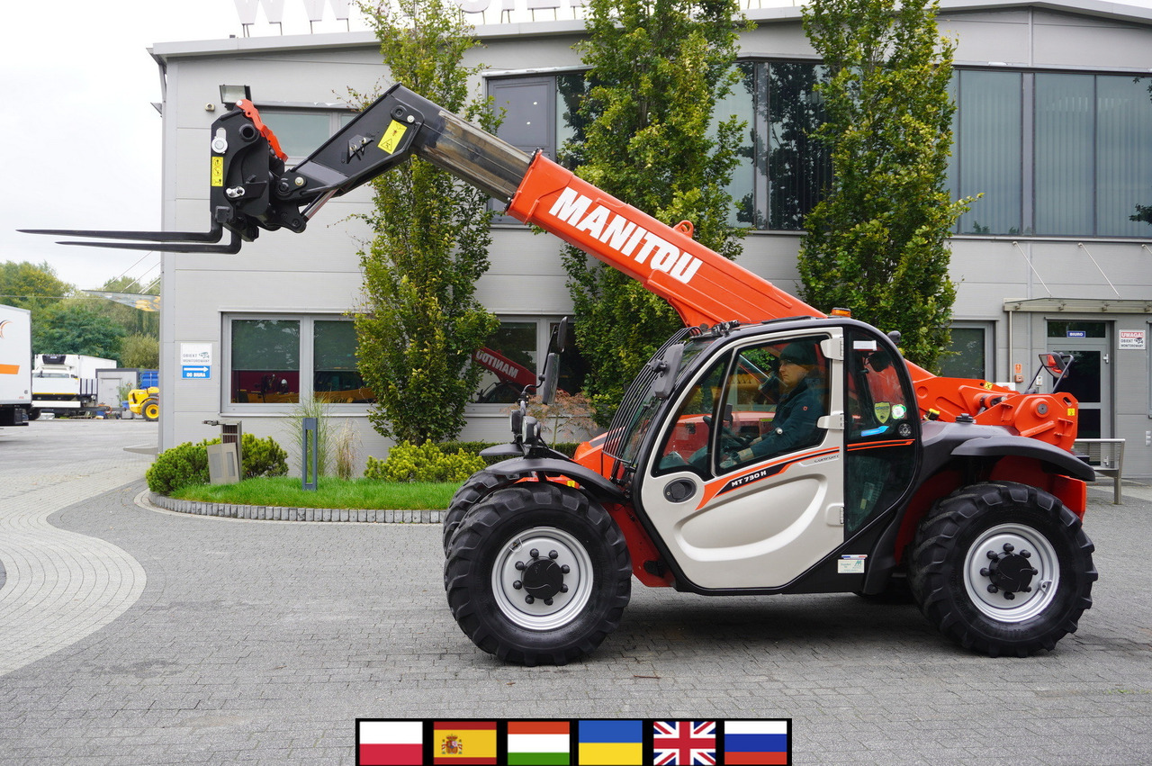 MANITOU MT 730 H / 7 m reach / 3 t / height 190 cm / 2900 MTH! / Joystick - Телескопічний фронтальний навантажувач: фото 1 MANITOU MT 730 H / 7 m reach / 3 t / height 190 cm / 2900 MTH! / Joystick - Телескопічний фронтальний навантажувач: фото 1