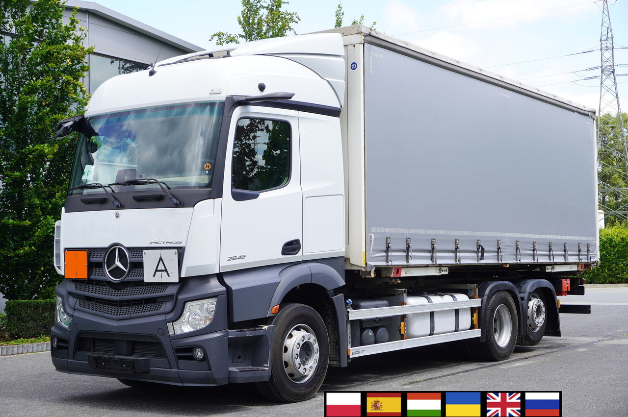 MERCEDES-BENZ Actros 2545 6×2 MP5 / ADR AT / Curtainsider 18 EPAL - Тентована вантажівка: фото 1 MERCEDES-BENZ Actros 2545 6×2 MP5 / ADR AT / Curtainsider 18 EPAL - Тентована вантажівка: фото 1