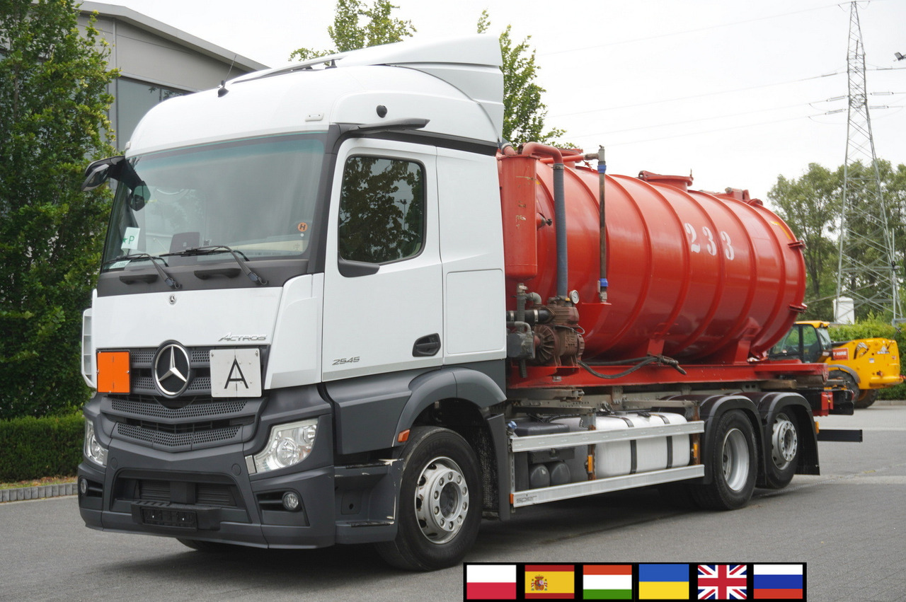 MERCEDES-BENZ Actros 2545 6 × 2 MP5 / NEW septic barrel 13000 L - Вантажівка цистерна: фото 1 MERCEDES-BENZ Actros 2545 6 × 2 MP5 / NEW septic barrel 13000 L - Вантажівка цистерна: фото 1