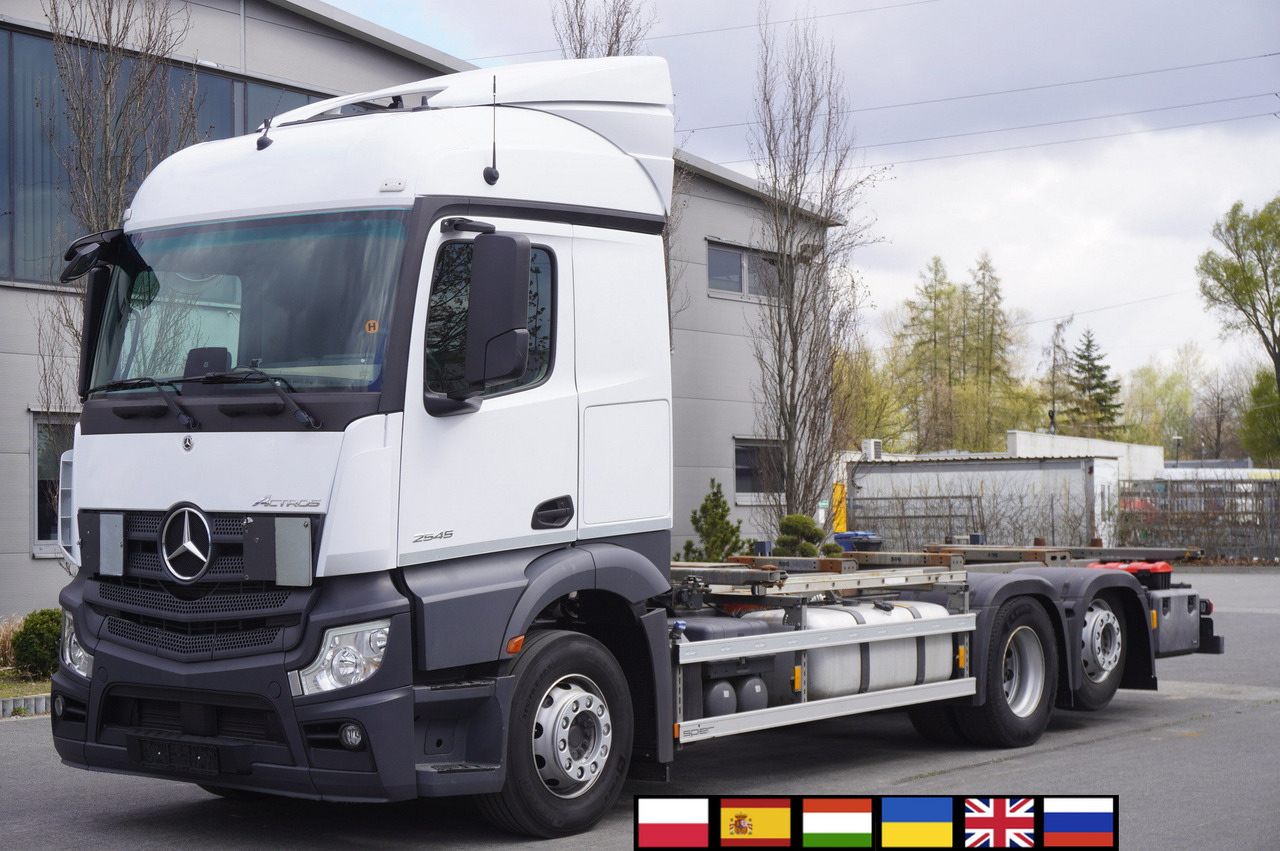 MERCEDES-BENZ Actros 2545 6x2 MP5 / Full ADR / BDF - Контейнеровоз/ Змінний кузов вантажівка: фото 1 MERCEDES-BENZ Actros 2545 6x2 MP5 / Full ADR / BDF - Контейнеровоз/ Змінний кузов вантажівка: фото 1