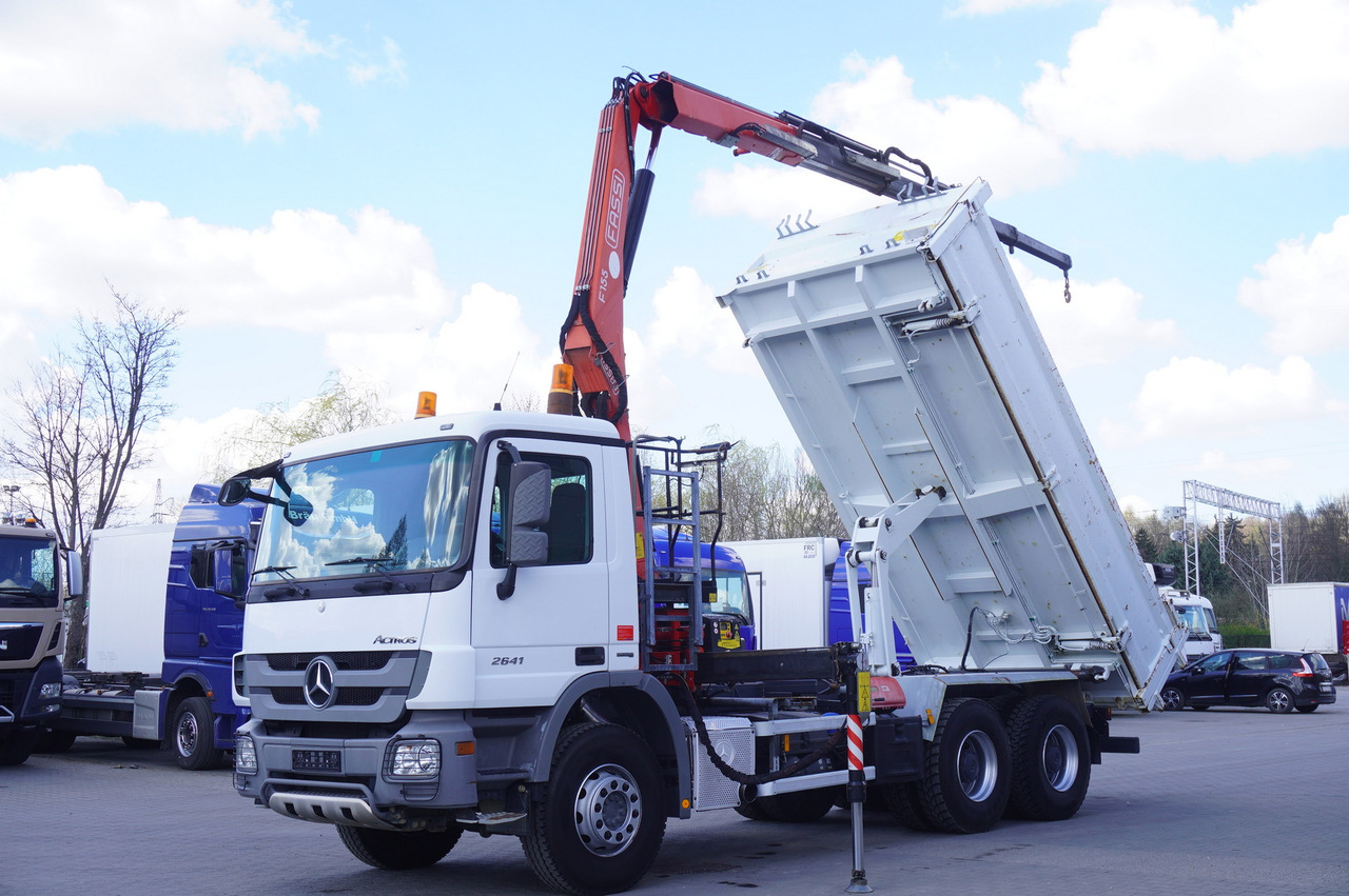 MERCEDES-BENZ Actros 2641 6×4 E5 / Crane / Dumper / 110000 km! - Вантажівка з маніпулятором, Вантажівка з маніпулятором: фото 2 MERCEDES-BENZ Actros 2641 6×4 E5 / Crane / Dumper / 110000 km! - Вантажівка з маніпулятором, Вантажівка з маніпулятором: фото 2