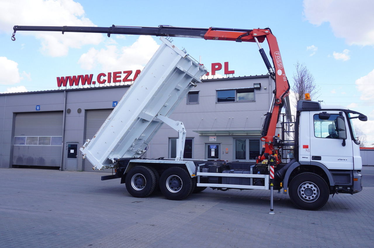 MERCEDES-BENZ Actros 2641 6×4 E5 / Crane / Dumper / 110000 km! - Вантажівка з маніпулятором, Вантажівка з маніпулятором: фото 3 MERCEDES-BENZ Actros 2641 6×4 E5 / Crane / Dumper / 110000 km! - Вантажівка з маніпулятором, Вантажівка з маніпулятором: фото 3