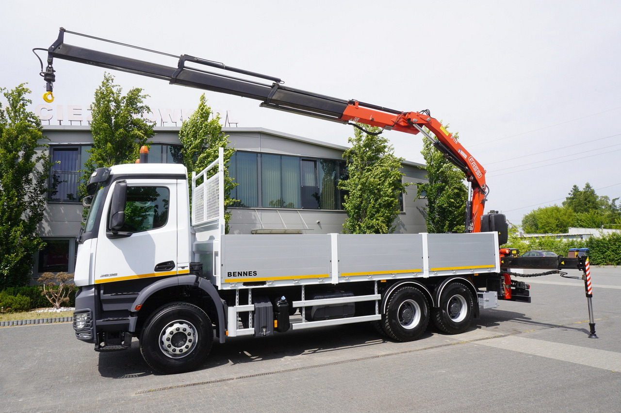 MERCEDES-BENZ Arocs 2633 flatbed truck / Crane FASSI F155A.0.23 / REMOTE CONTROL / 230,000 km - Бортова вантажівка/ Платформа, Вантажівка з маніпулятором: фото 3 MERCEDES-BENZ Arocs 2633 flatbed truck / Crane FASSI F155A.0.23 / REMOTE CONTROL / 230,000 km - Бортова вантажівка/ Платформа, Вантажівка з маніпулятором: фото 3