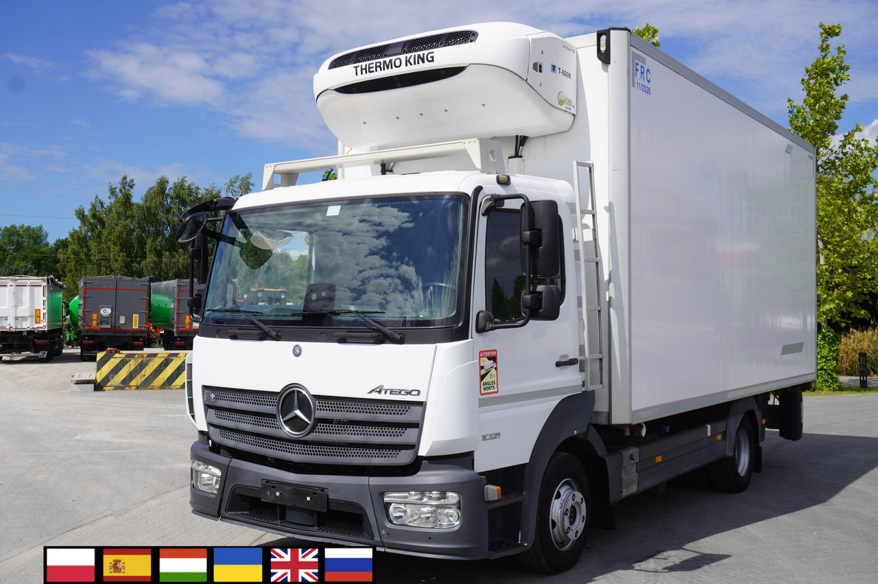 MERCEDES-BENZ Atego 1021 / Lamberet meat hook refrigerator / Carcass elevator 1000 kg / Thermoking T800 R - Рефрижератор вантажівка, Вантажівка з маніпулятором: фото 1 MERCEDES-BENZ Atego 1021 / Lamberet meat hook refrigerator / Carcass elevator 1000 kg / Thermoking T800 R - Рефрижератор вантажівка, Вантажівка з маніпулятором: фото 1