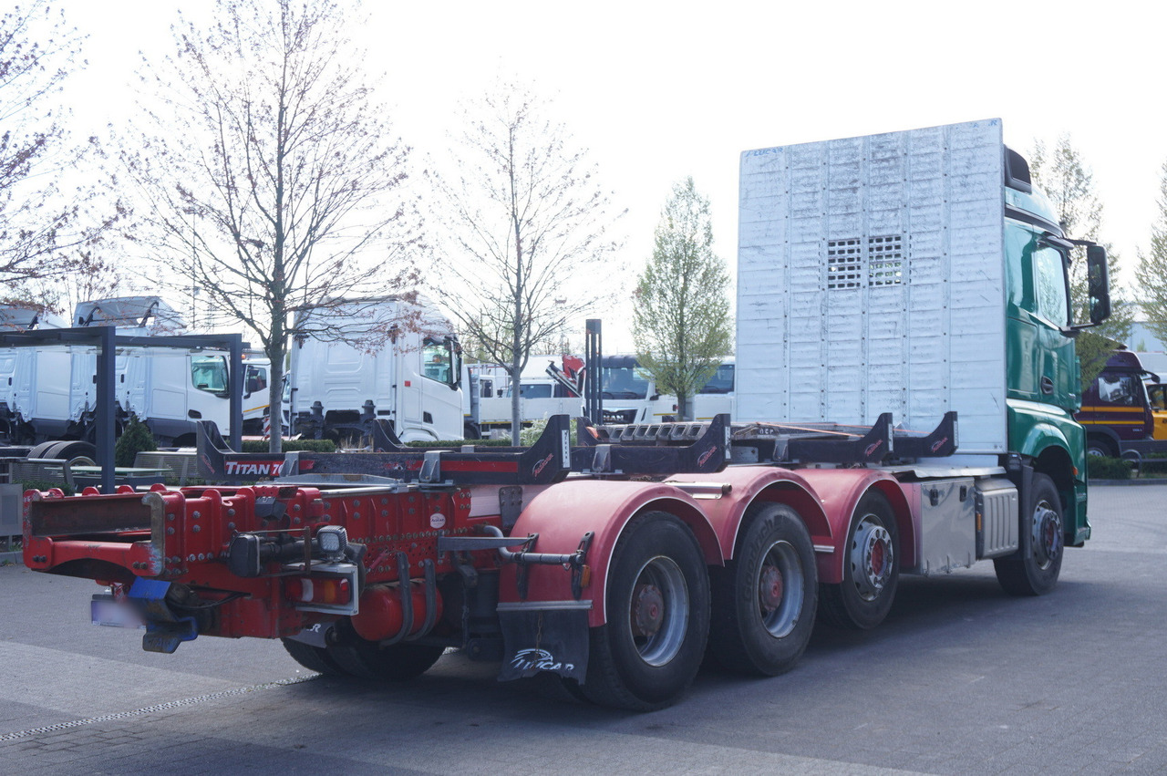 Лісовоз Для транспортування ліси Mercedes-Benz Arocs 3563 8 × 4 / 630 HP / steered axle / Logging superstructure: фото 7