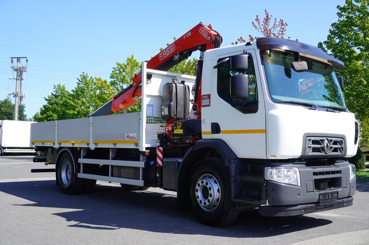 RENAULT C280 DTI 8 / FASSI crane 5.6 T / range 8 m / Flatbed 15 EPAL - Вантажівка з маніпулятором: фото 5 RENAULT C280 DTI 8 / FASSI crane 5.6 T / range 8 m / Flatbed 15 EPAL - Вантажівка з маніпулятором: фото 5