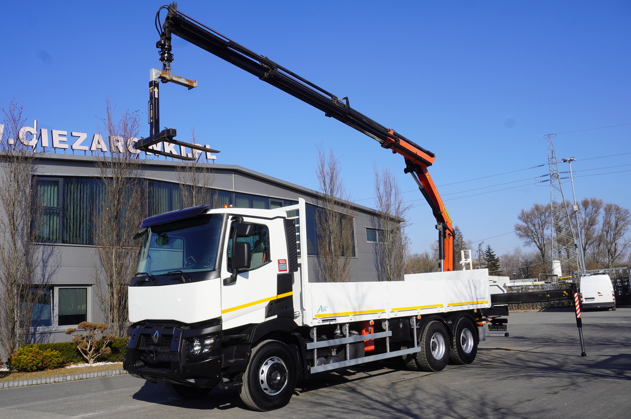 RENAULT C380 / 6x4 / HDS Palfinger PK 18002-EH 6000 kg - Вантажівка з маніпулятором: фото 1 RENAULT C380 / 6x4 / HDS Palfinger PK 18002-EH 6000 kg - Вантажівка з маніпулятором: фото 1