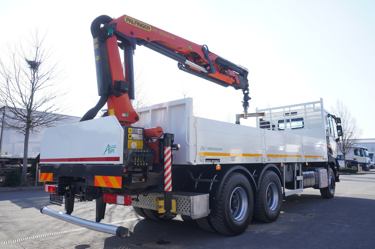 RENAULT C380 / 6x4 / HDS Palfinger PK 18002-EH 6000 kg - Бортова вантажівка/ Платформа, Вантажівка з маніпулятором: фото 4 RENAULT C380 / 6x4 / HDS Palfinger PK 18002-EH 6000 kg - Бортова вантажівка/ Платформа, Вантажівка з маніпулятором: фото 4