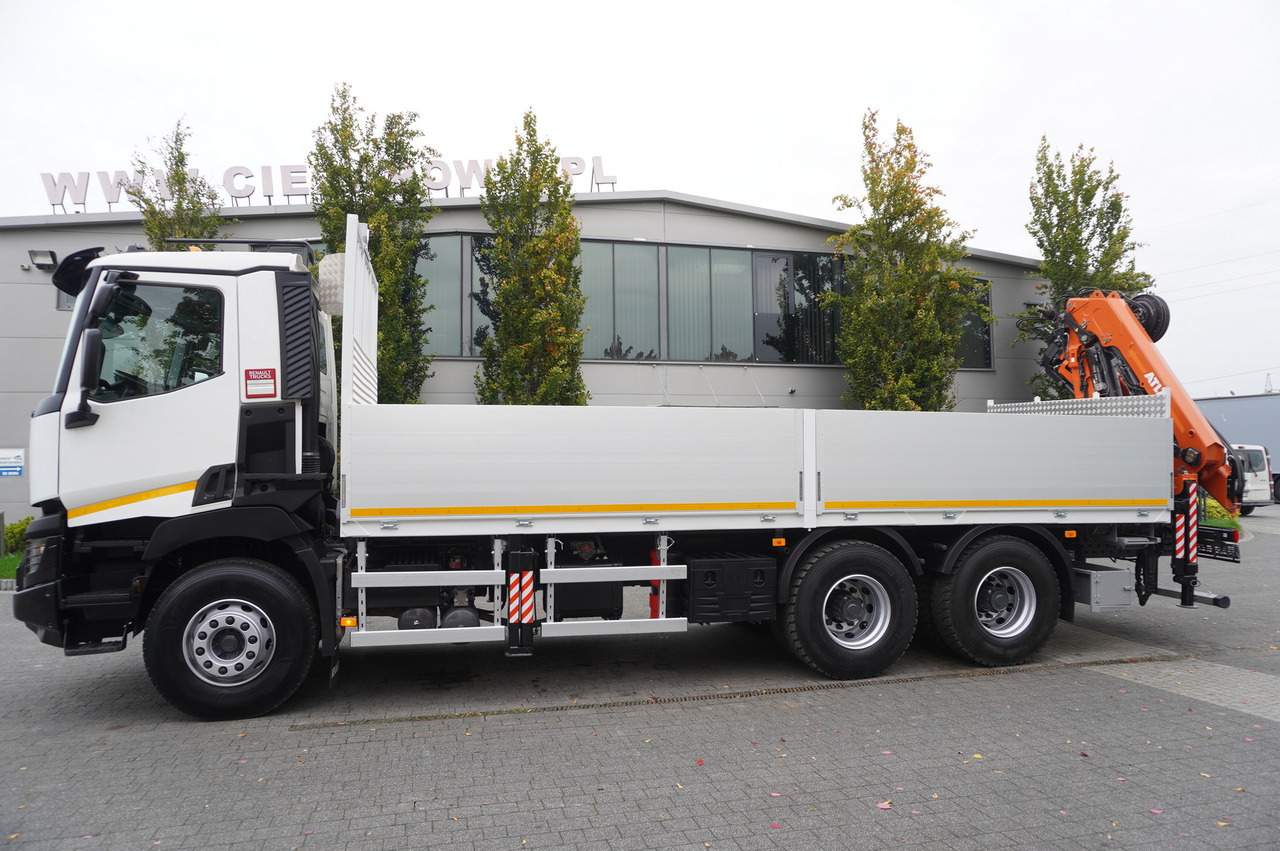 RENAULT C380 Comfort 6x4 / Atlas 172.3E crane / Range 12.3 m / capacity 6.1 t / Flatbed 17 EPAL - Вантажівка з маніпулятором: фото 4 RENAULT C380 Comfort 6x4 / Atlas 172.3E crane / Range 12.3 m / capacity 6.1 t / Flatbed 17 EPAL - Вантажівка з маніпулятором: фото 4