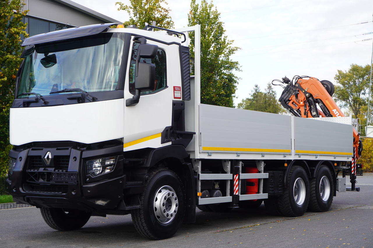 RENAULT C380 Comfort 6x4 / Atlas 172.3E crane / Range 12.3 m / capacity 6.1 t / Flatbed 17 EPAL - Бортова вантажівка/ Платформа, Вантажівка з маніпулятором: фото 2 RENAULT C380 Comfort 6x4 / Atlas 172.3E crane / Range 12.3 m / capacity 6.1 t / Flatbed 17 EPAL - Бортова вантажівка/ Платформа, Вантажівка з маніпулятором: фото 2